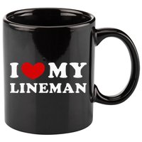 I Love My Lineman 11oz C Handle Ceramic Mug