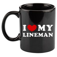 I Love My Lineman 11oz C Handle Ceramic Mug