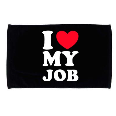 I Love My Job Microfiber Hand Towel