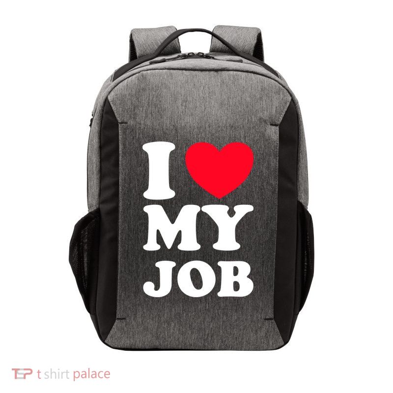 I Love My Job Vector Backpack