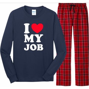 I Love My Job Long Sleeve Pajama Set