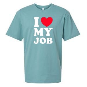 I Love My Job Sueded Cloud Jersey T-Shirt