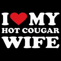 I Love My Hot Cougar Wife I Heart My Hot Cougar Wife Bucket Hat