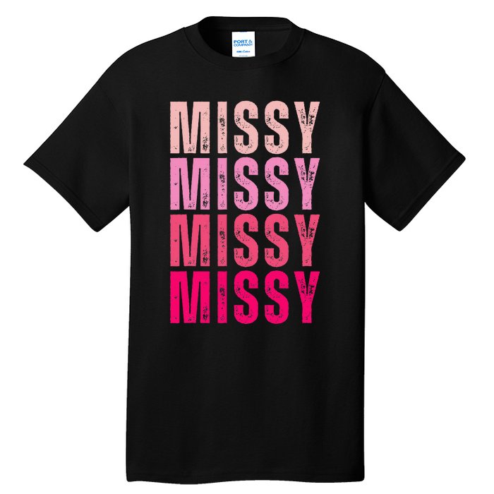 I Love Missy First Name Missy Vintage Tall T-Shirt