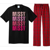 I Love Missy First Name Missy Vintage Pajama Set