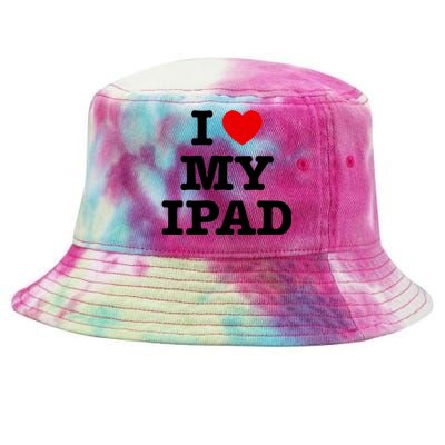 I Love My Ipad Tie-Dyed Bucket Hat