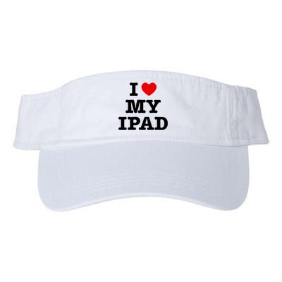 I Love My Ipad Valucap Bio-Washed Visor