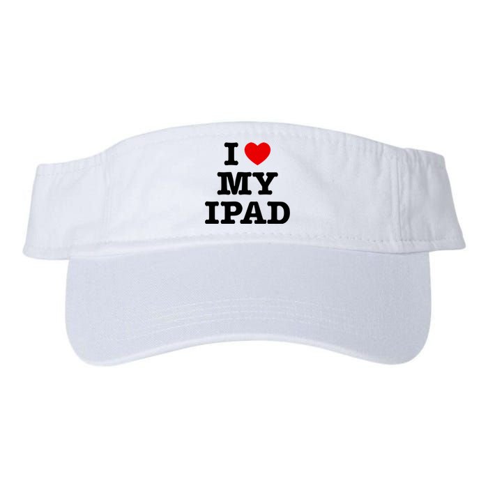 I Love My Ipad Valucap Bio-Washed Visor