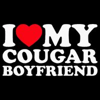 I Love My Cougar Boyfriend Tee I Heart My Cougar Boyfriend Backpack