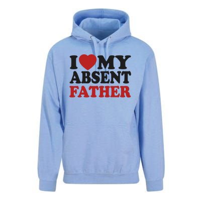 I Love My Absent Father Unisex Surf Hoodie