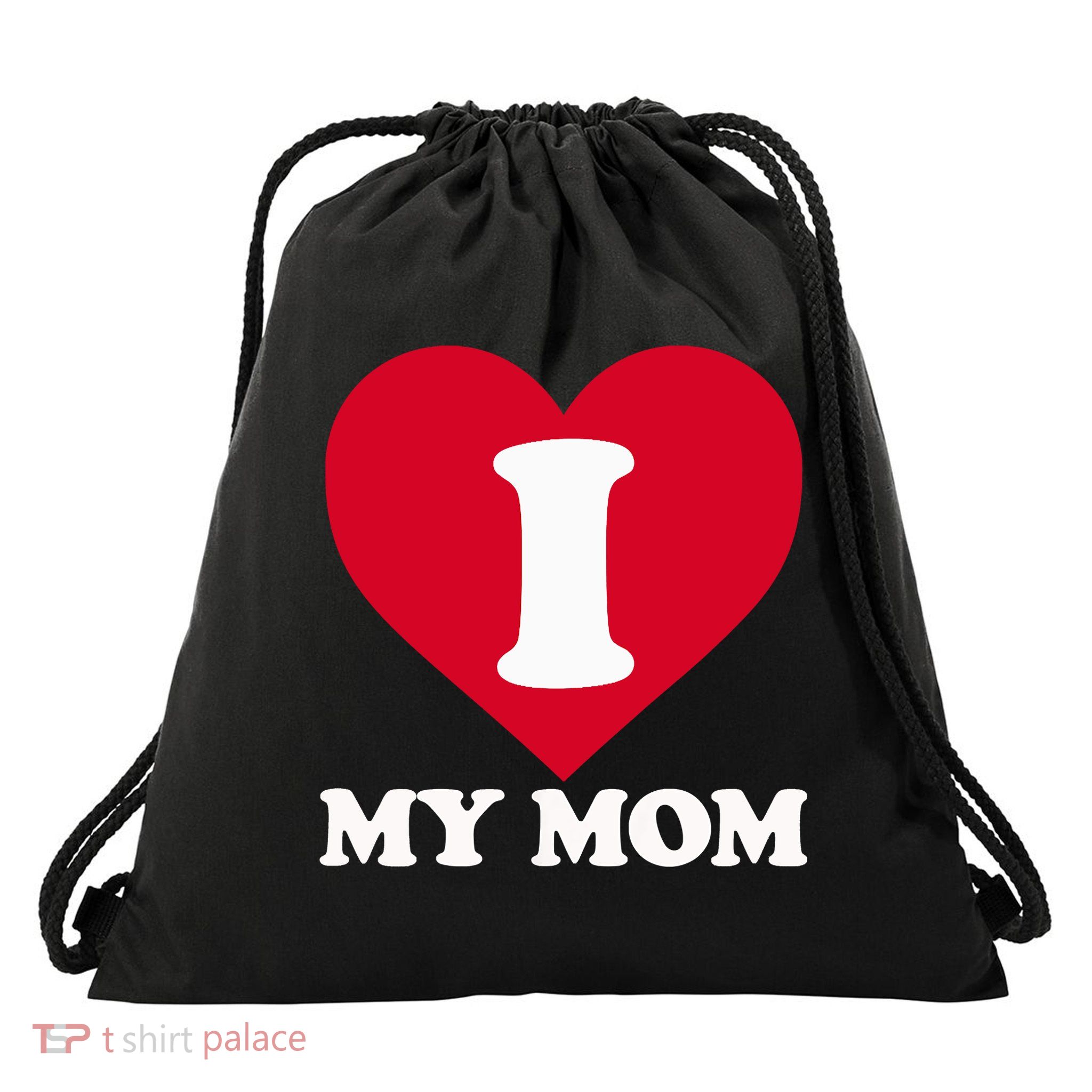 I Love My Mom A Gift For To Show Our Super Heroine Our Love Drawstring Bag