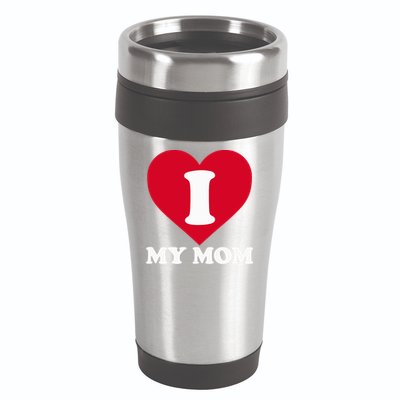 I Love My Mom A Gift For To Show Our Super Heroine Our Love 16oz Travel Tumbler