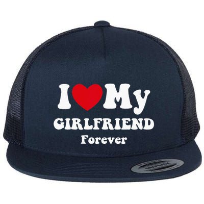 I Love My Girlfriend Flatbill Hat