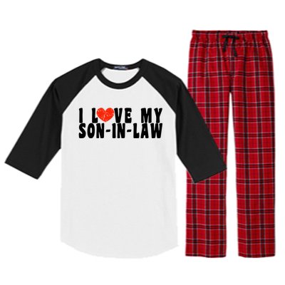 I Love My SonInLaw Raglan Sleeve Pajama Set