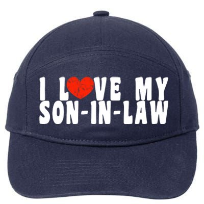 I Love My SonInLaw 7-Panel Snapback Hat