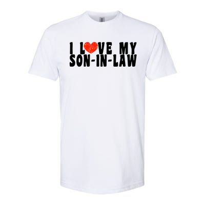 I Love My SonInLaw Softstyle® CVC T-Shirt