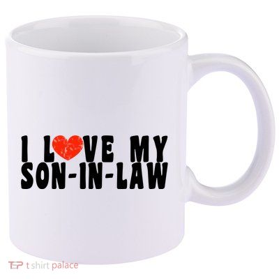 I Love My SonInLaw 11oz C Handle Ceramic Mug