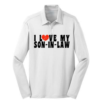 I Love My SonInLaw Silk Touch Performance Long Sleeve Polo