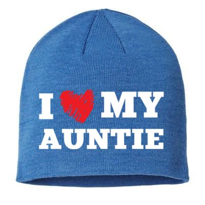 I Love My Auntie Favorite Family Member Valentines Aunt Meaningful Gift Sustainable Beanie