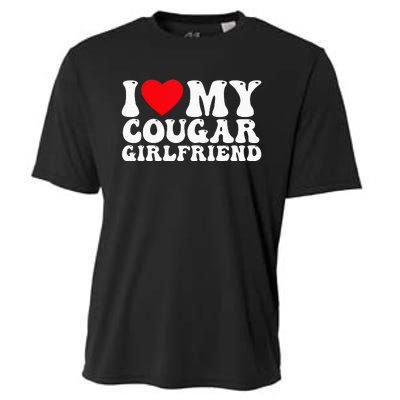 I Love My Cougar Girlfriend I Heart My Cougar Girlfriend GF Cooling Performance Crew T-Shirt