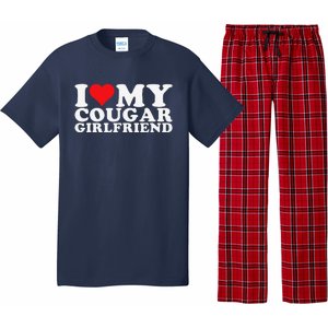 I Love My Cougar Girlfriend I Heart My Cougar Girlfriend Gf Pajama Set