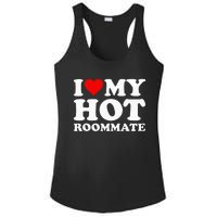 I Love My Hot Roommate Ladies PosiCharge Competitor Racerback Tank