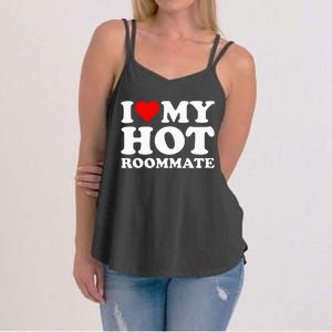 I Love My Hot Roommate Women's Strappy Tank