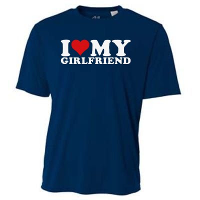 I Love My Girlfriend I Heart My Girlfriend Gf Cooling Performance Crew T-Shirt