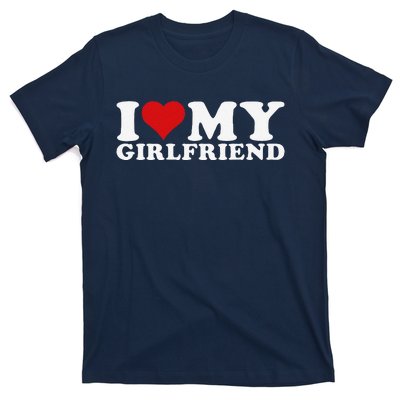 I Love My Girlfriend I Heart My Girlfriend Gf T-Shirt