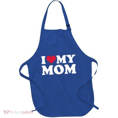 I Love My Mom Gift Apron