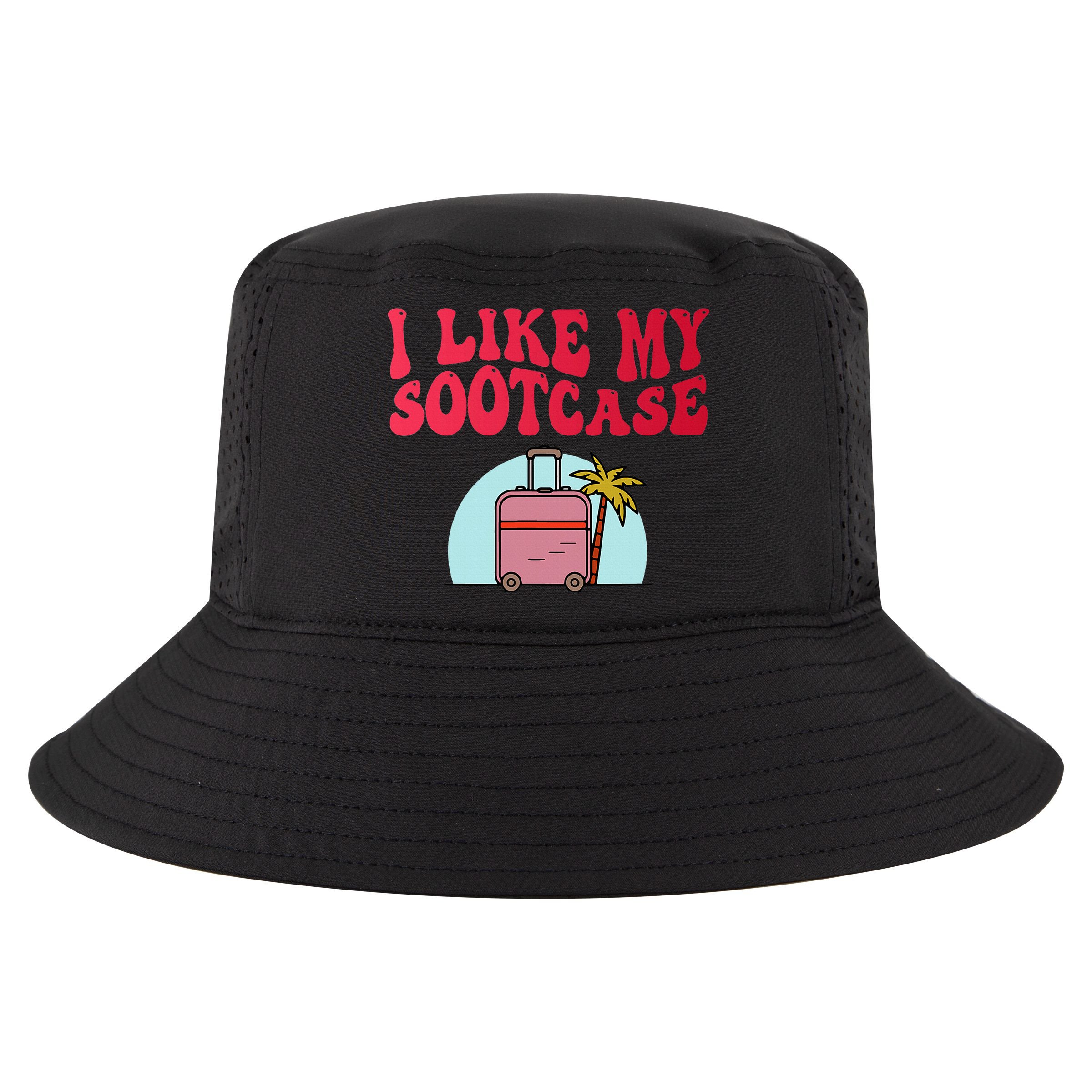 I Like My Sootcase Suitcase Cool Comfort Performance Bucket Hat