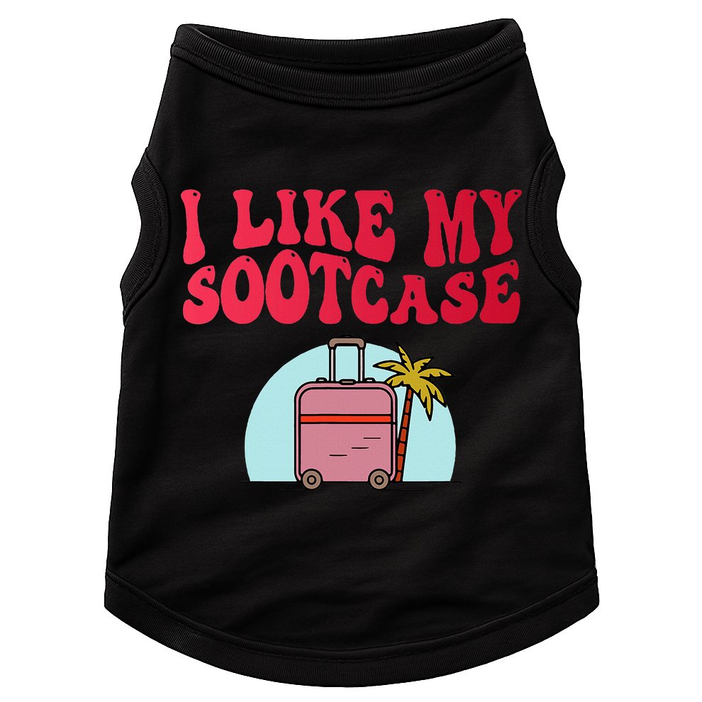 I Like My Sootcase Suitcase Doggie Tank