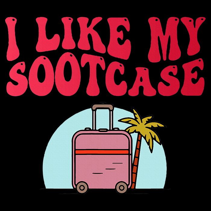 I Like My Sootcase Suitcase Sustainable Bucket Hat