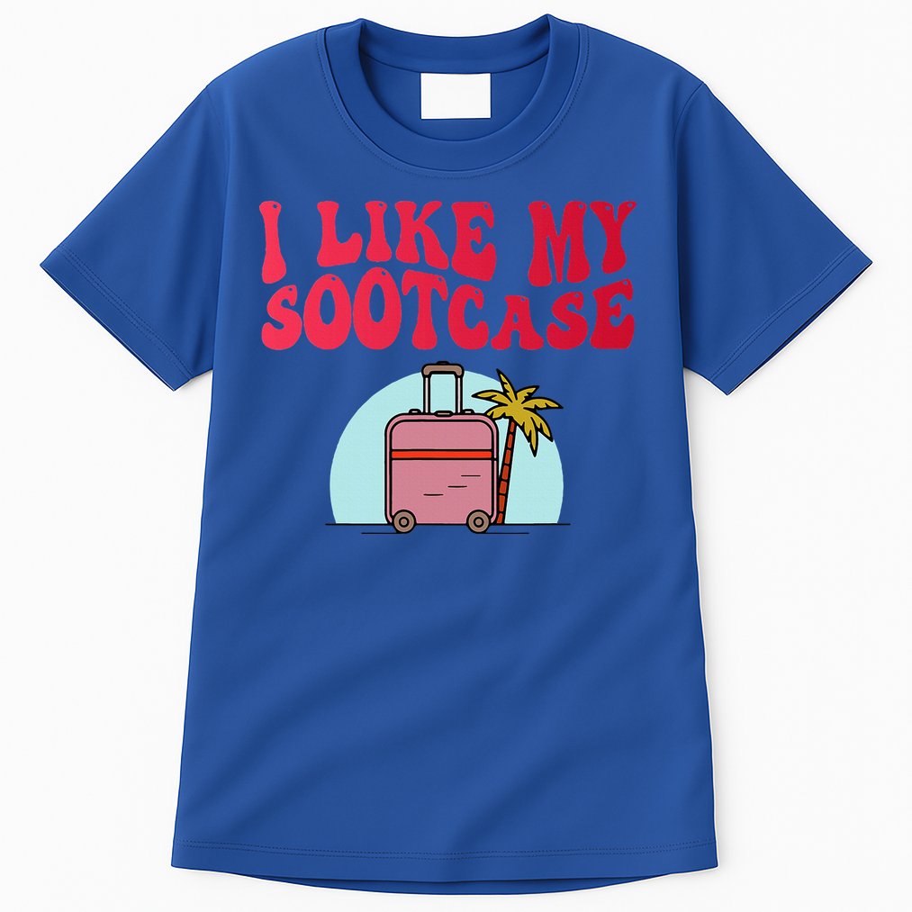 I Like My Sootcase Suitcase Tall T-Shirt