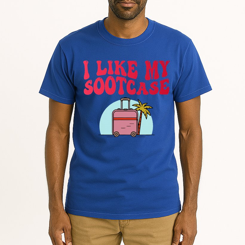 I Like My Sootcase Suitcase Tall T-Shirt