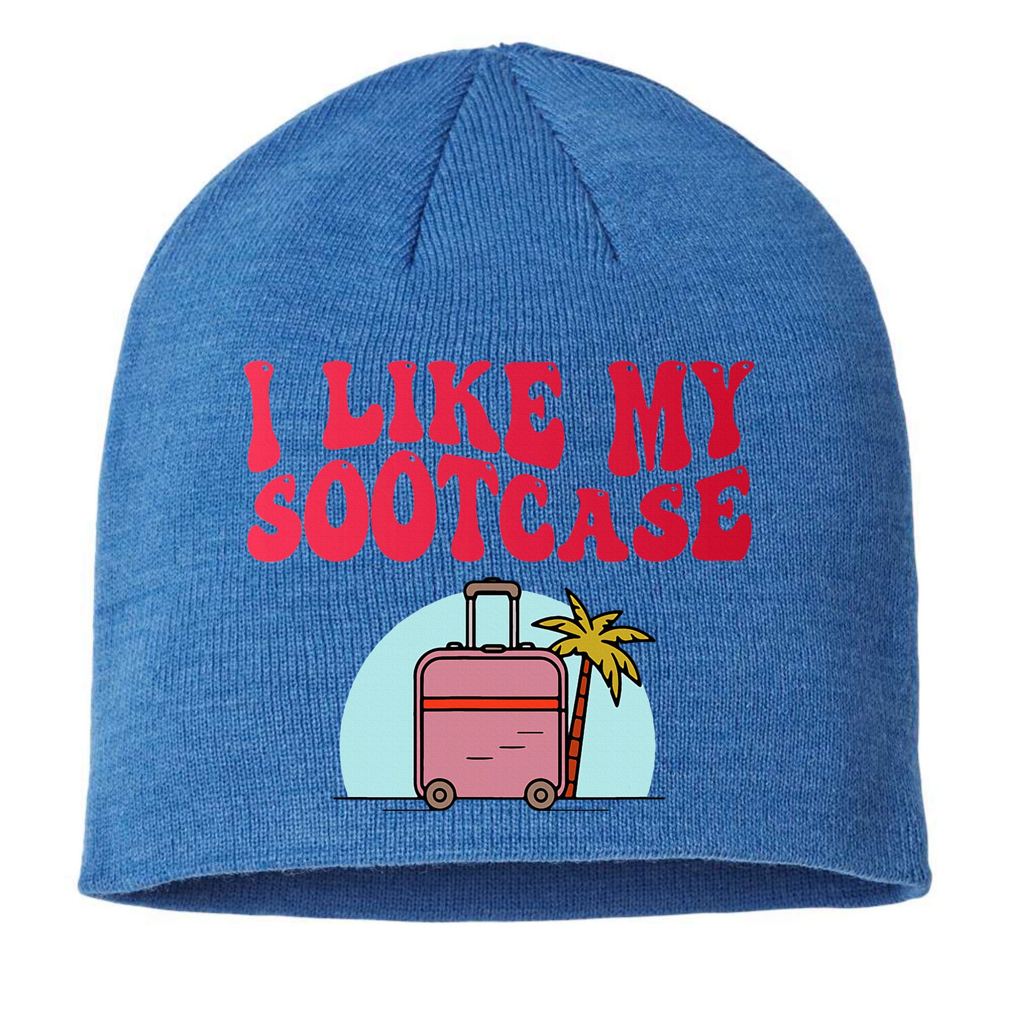 I Like My Sootcase Suitcase Sustainable Beanie