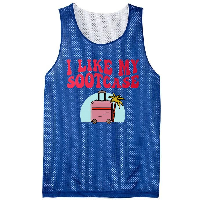 I Like My Sootcase Suitcase Mesh Reversible Basketball Jersey Tank