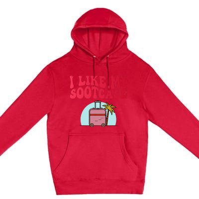 I Like My Sootcase Suitcase Premium Pullover Hoodie