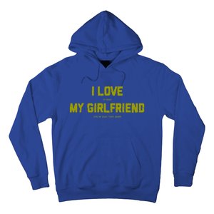 I Love My Friend Funny Video Gaming Gamer Gift Gift Hoodie