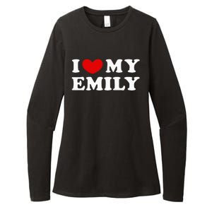 I Love My Emily Womens CVC Long Sleeve Shirt