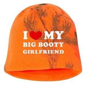 I Love My Big Booty Girlfriend I Heart My Big Booty Gf Kati - Camo Knit Beanie