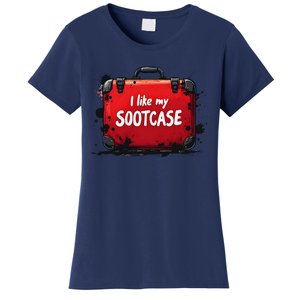 I Like My Sootcase Suitcase Funny Trump Victory 2024 Meme Women's T-Shirt