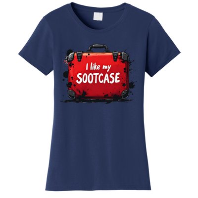 I Like My Sootcase Suitcase Funny Trump Victory 2024 Meme Women's T-Shirt