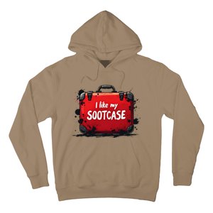 I Like My Sootcase Suitcase Funny Trump Victory 2024 Meme Hoodie