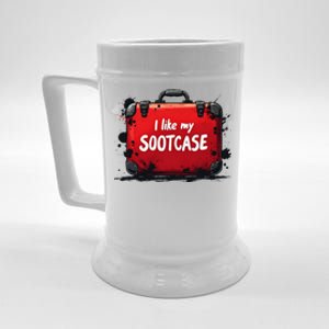 I Like My Sootcase Suitcase Funny Trump Victory 2024 Meme Beer Stein