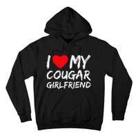 I Love My Cougar Girlfriend I Heart My Cougar Girlfriend GF Hoodie