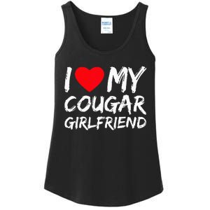 I Love My Cougar Girlfriend I Heart My Cougar Girlfriend GF Ladies Essential Tank