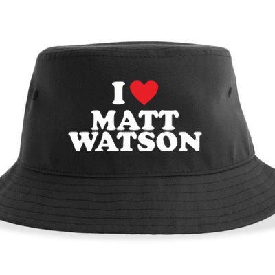 I Love Matt Watson Sustainable Bucket Hat