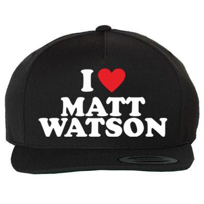 I Love Matt Watson Wool Snapback Cap