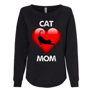 I Love My Cat Cat Mom Gift Womens California Wash Sweatshirt